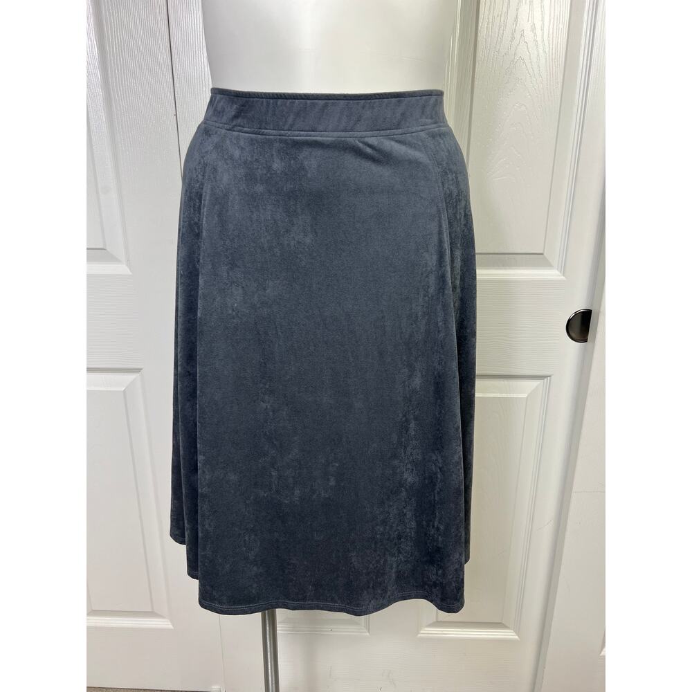 Laila Jayde Gray Skirt Size 1X NWT